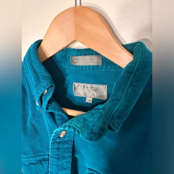 Lord and Taylor Classics Casual Corduroy Shirt Long Sleeve Size Large - Picture 3 of 6